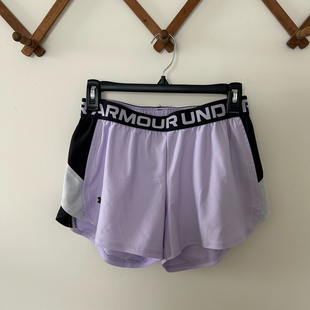 Under Armour Women's Light Purple Athletic Shorts